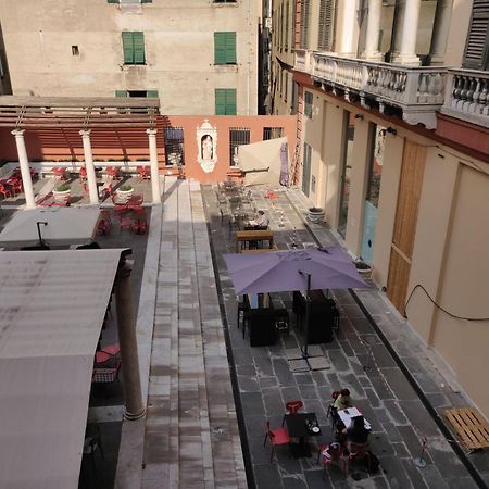 Una Finestra Speciale Su Palazzo Rosso. Monolocale Genoa Bagian luar foto